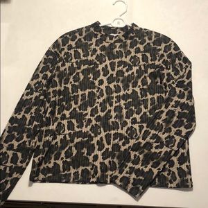 Zara Cheetah Print Top